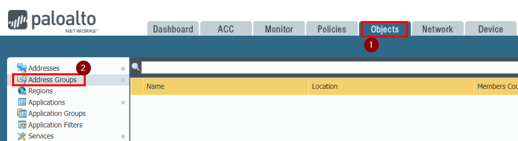 Add Address Group Add Address Group